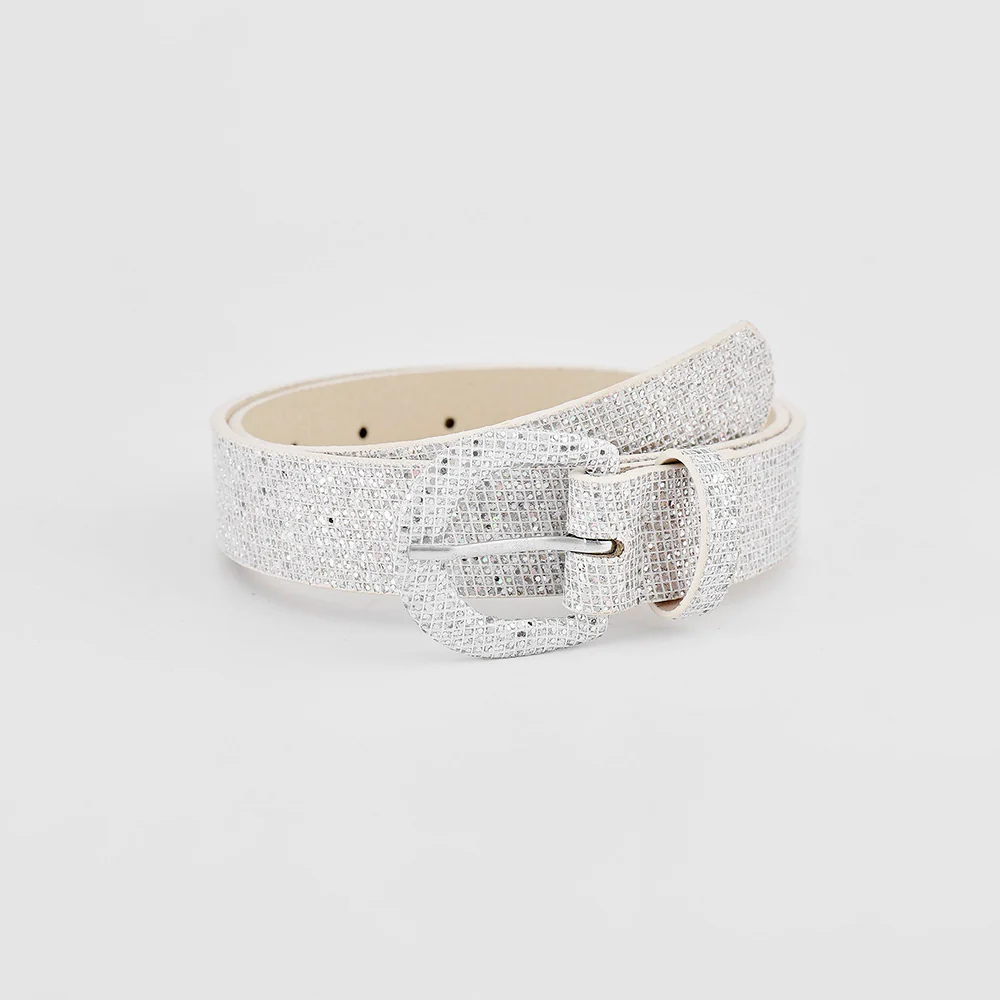 Sequin PU Leather Belt - Image 10