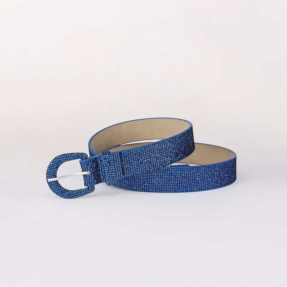 Sequin PU Leather Belt - Image 4