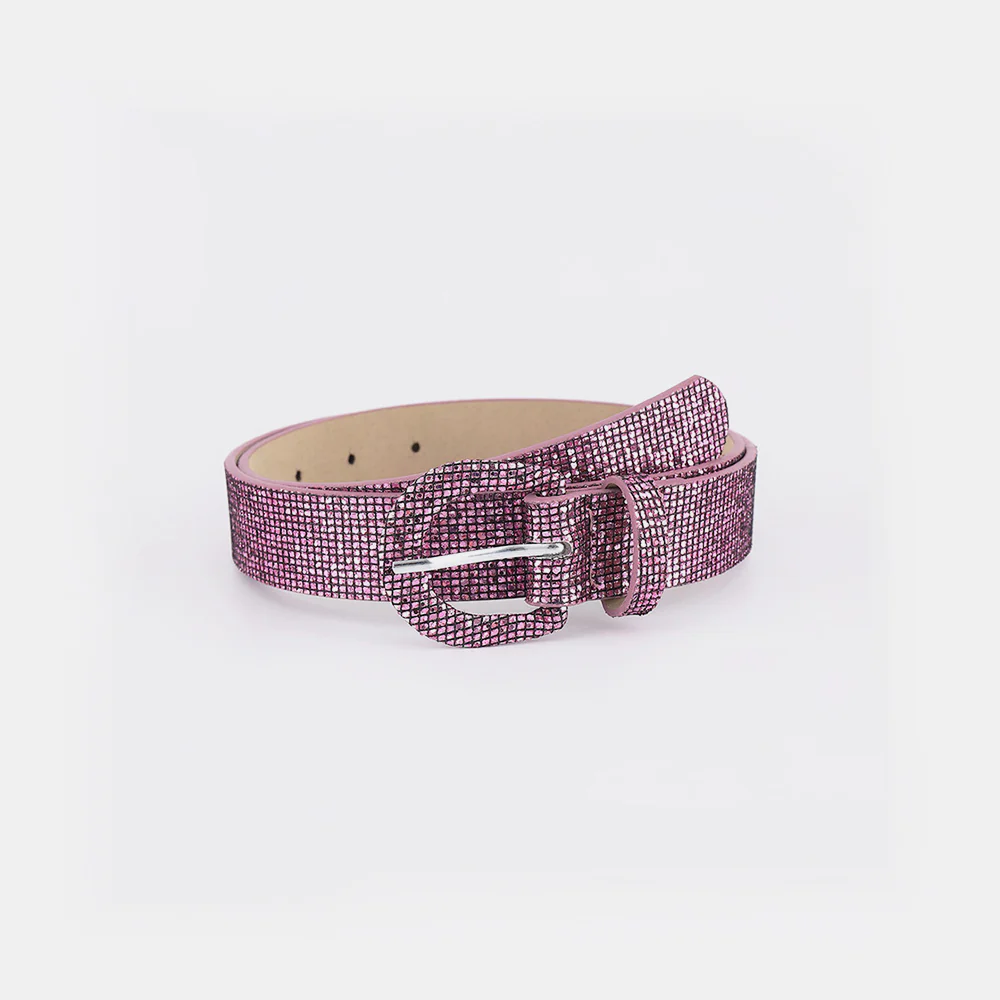 Sequin PU Leather Belt - Image 7
