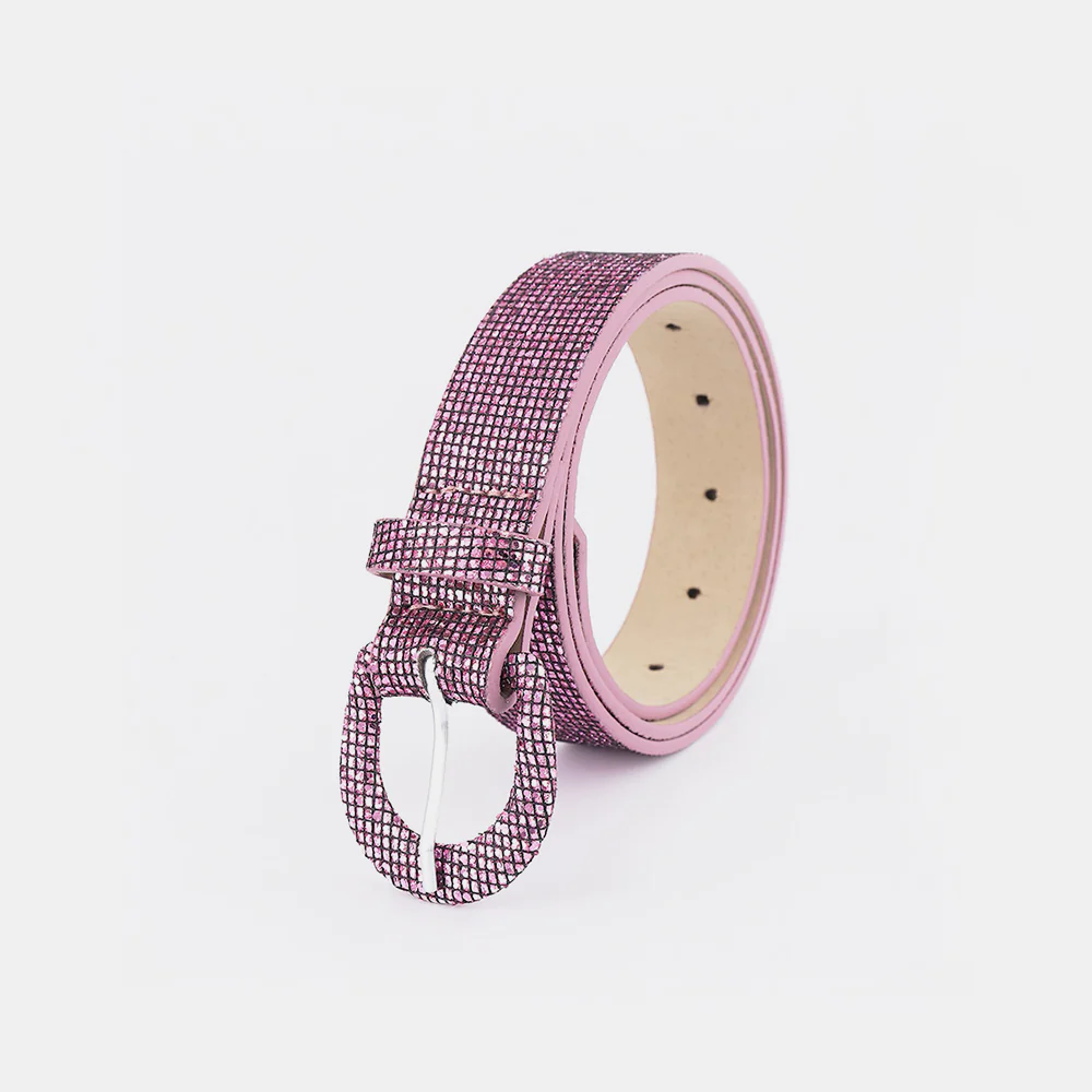 Sequin PU Leather Belt - Image 8
