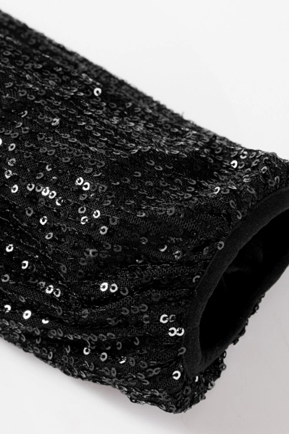 Sequin Zip Up Long Sleeve Jacket - Image 14