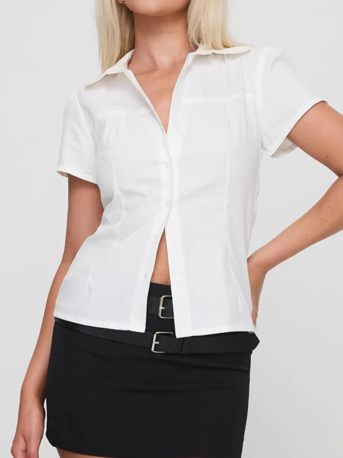Short Sleeve Button-Up Shirt - Image 3