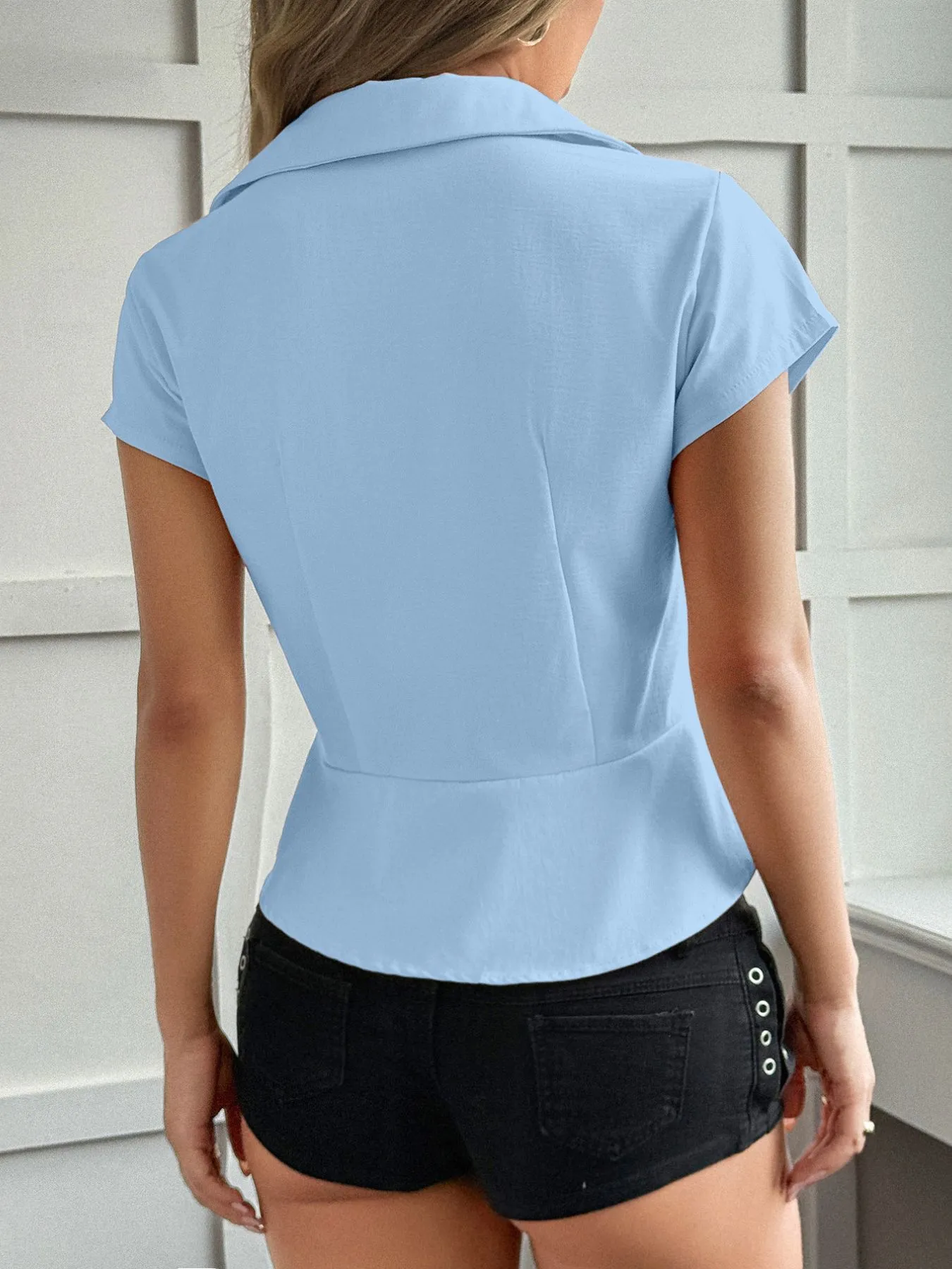 Short Sleeve Button-Up Shirt - Image 3