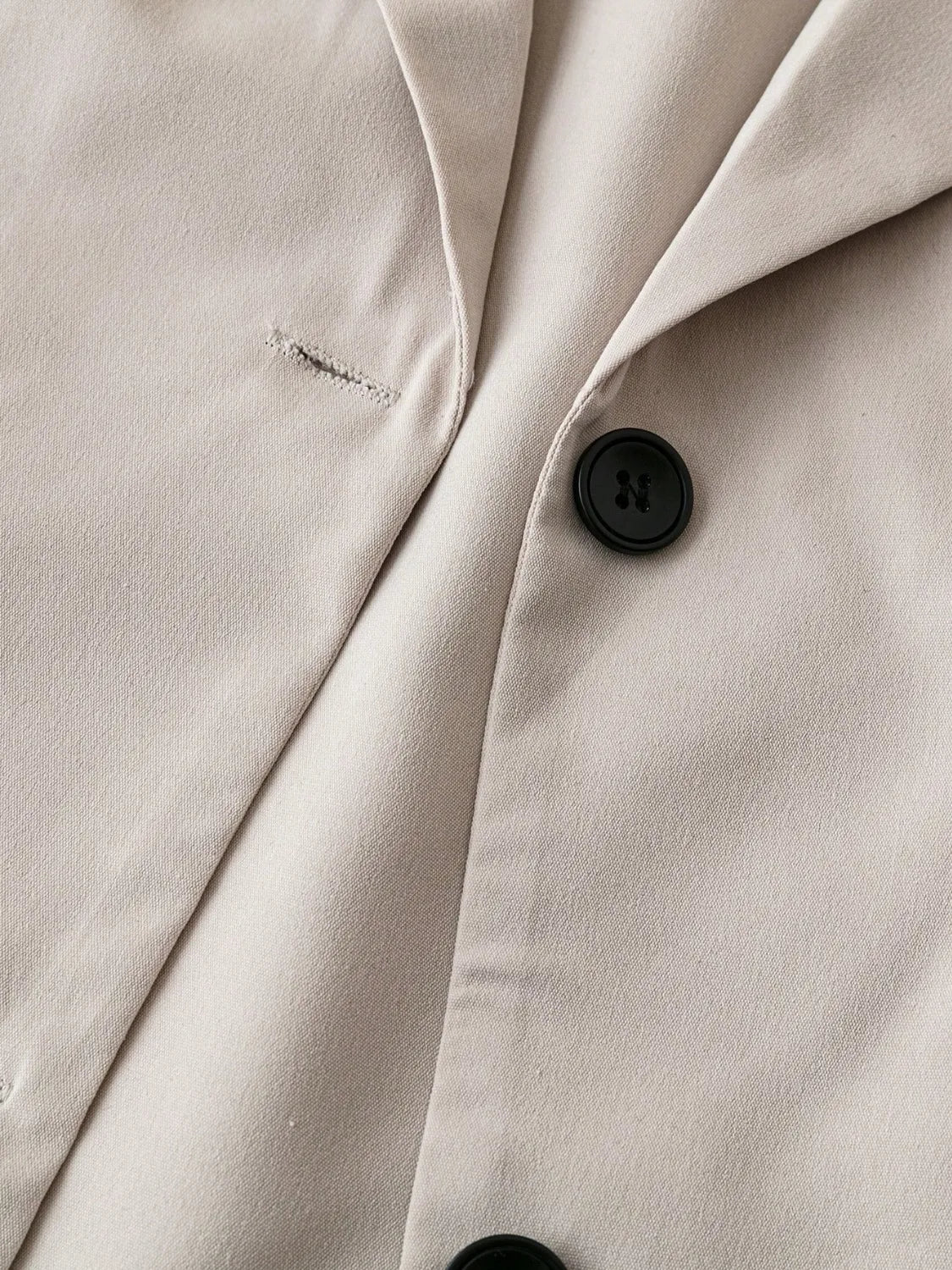 Short Sleeve Lapel Collar Solid Blazer - Image 5
