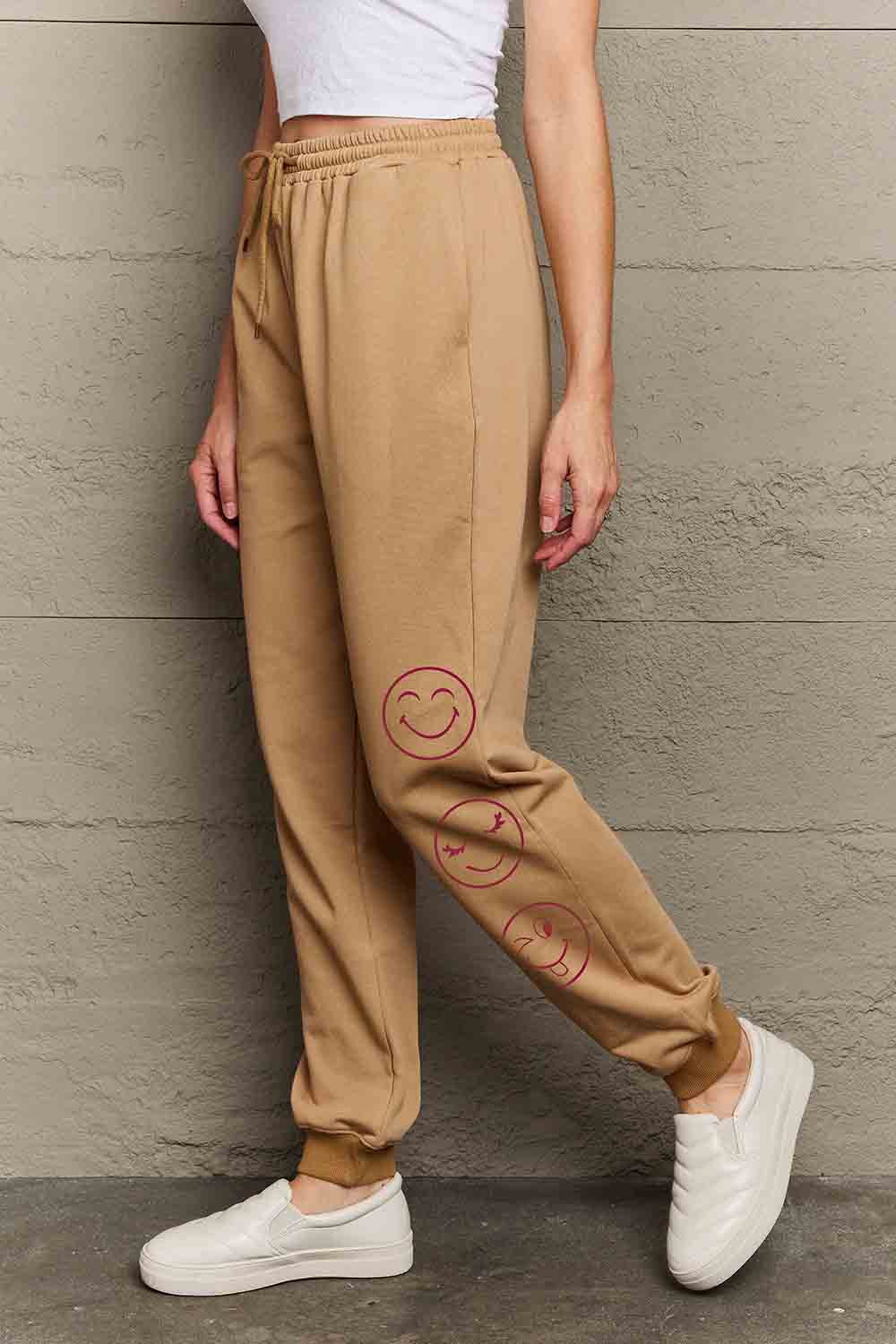 Simply Love Full Size Emoji Graphic Sweatpants - Image 3