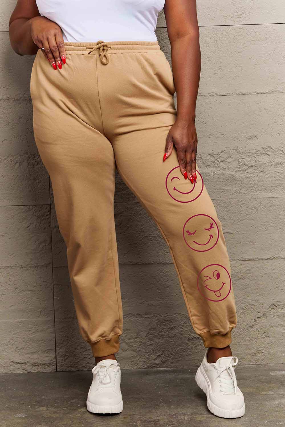 Simply Love Full Size Emoji Graphic Sweatpants - Image 4