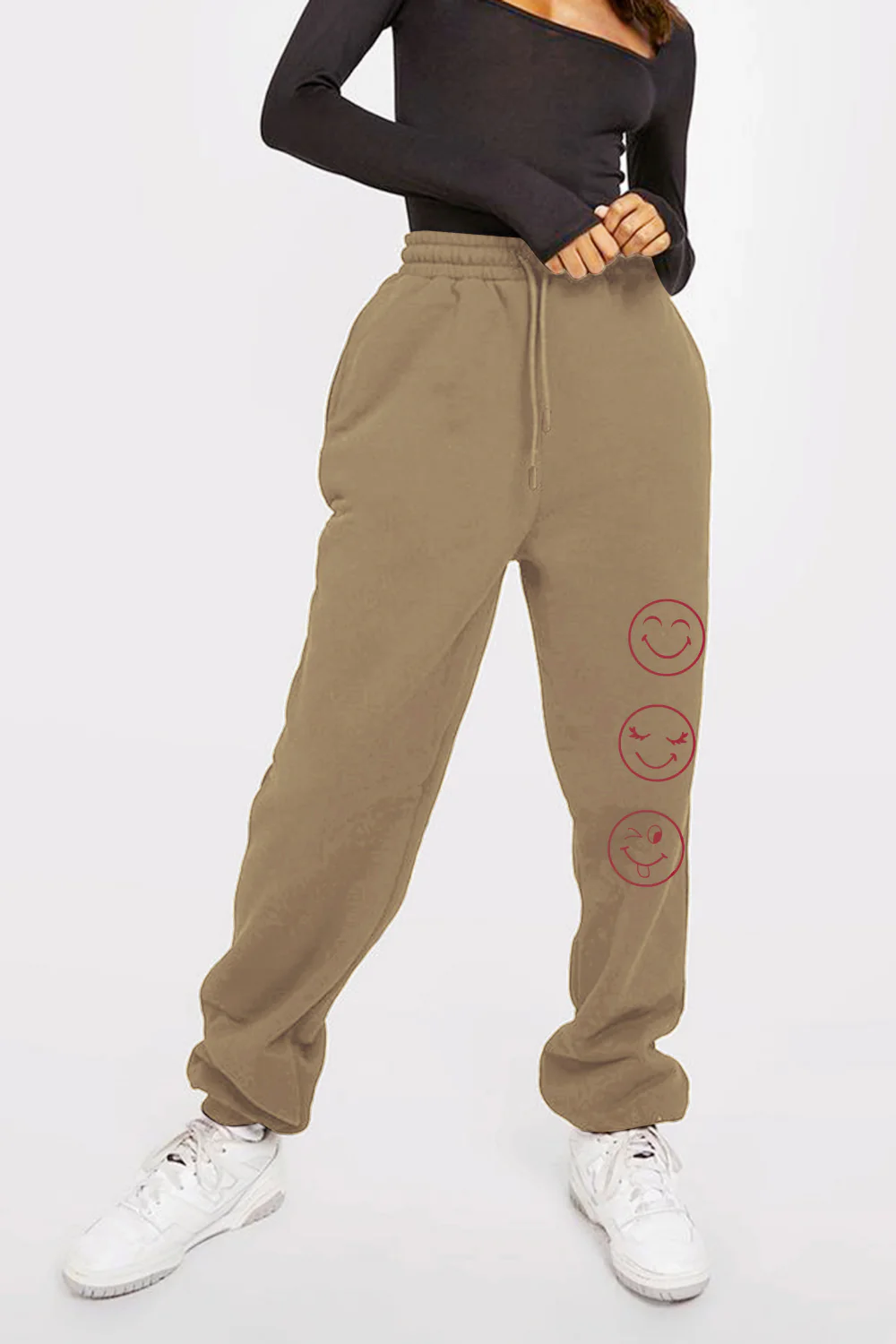 Simply Love Full Size Emoji Graphic Sweatpants - Image 7