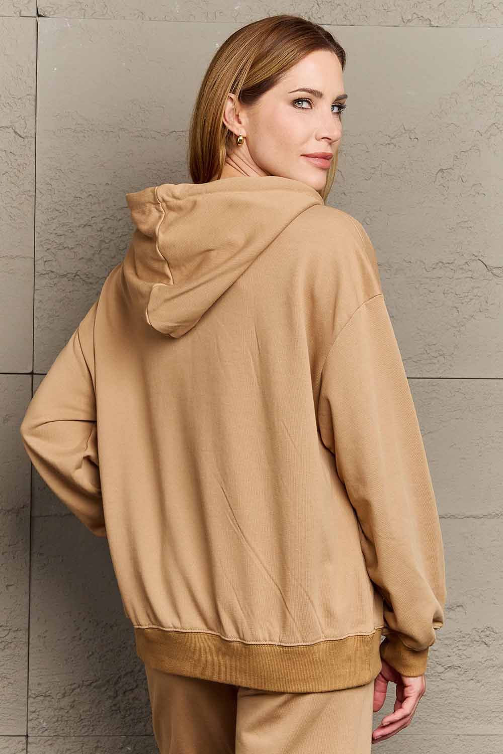Simply Love Simply Love Full Size BORN FREE Graphic Hoodie - Image 6