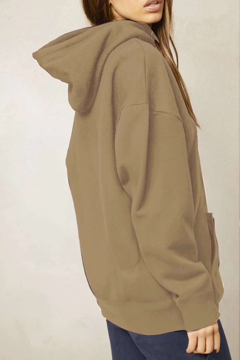 Simply Love Simply Love Full Size BORN FREE Graphic Hoodie - Image 7