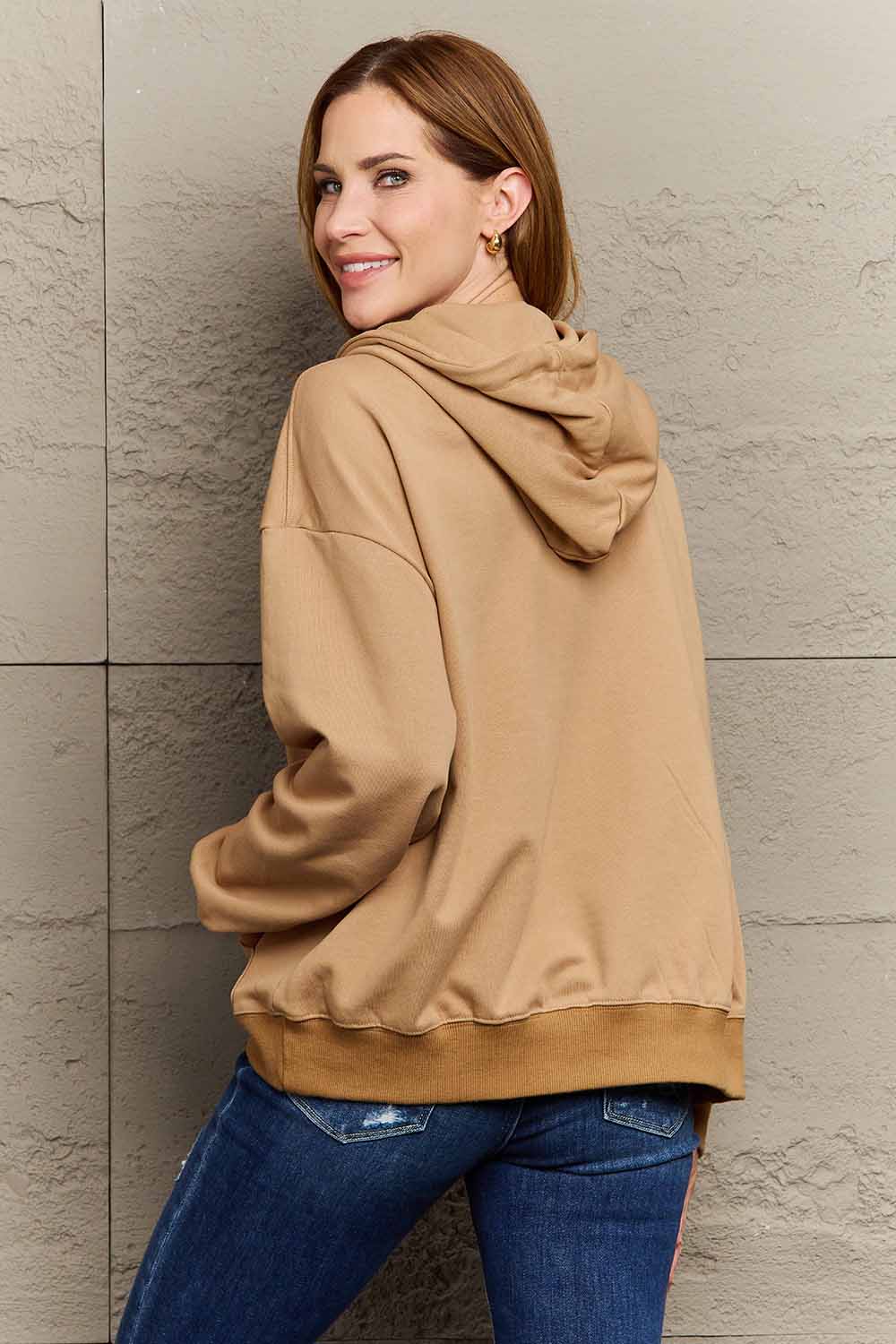 Simply Love Simply Love Full Size Butterfly Graphic Dropped Shoulder Hoodie - Image 2