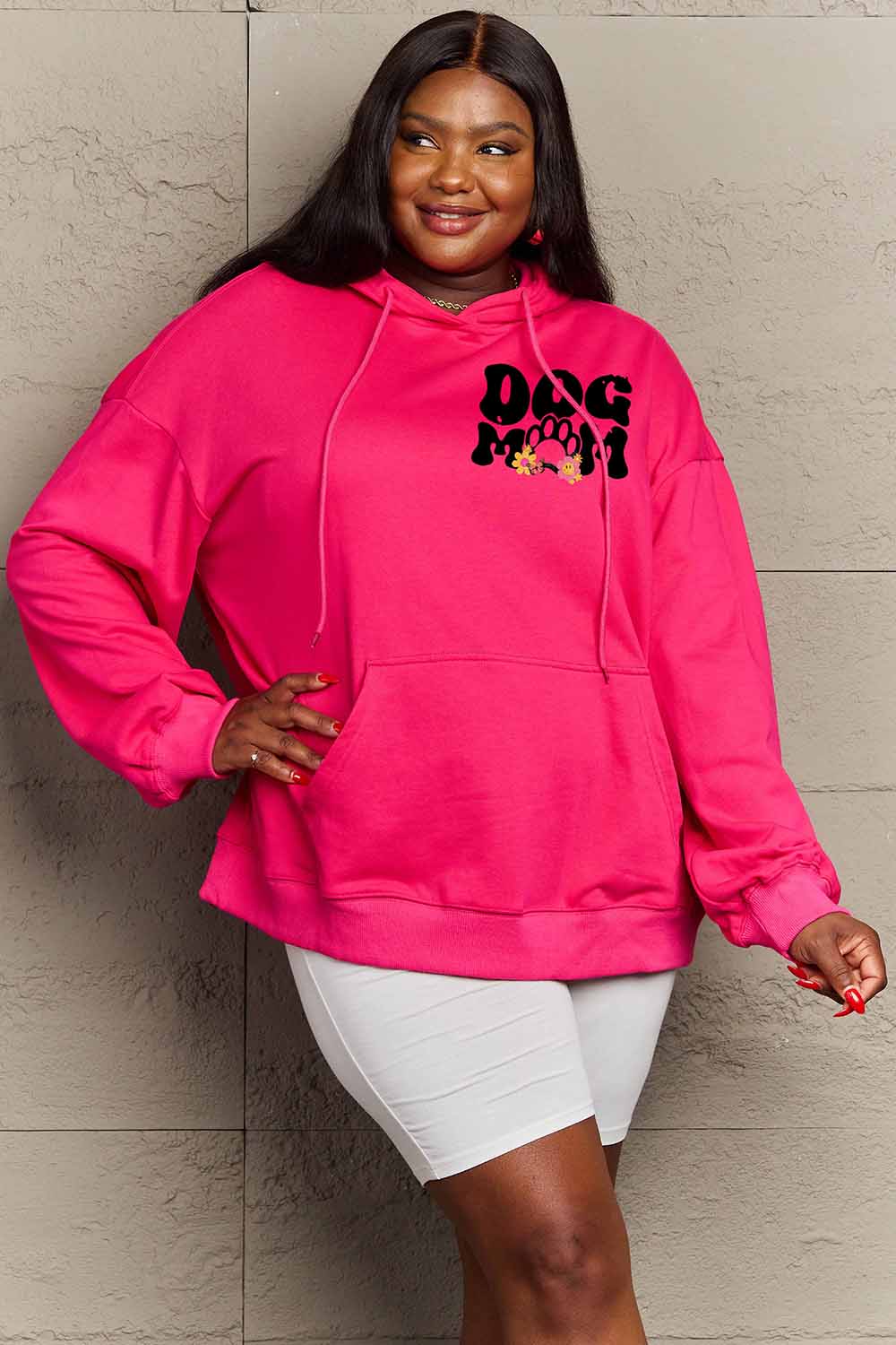Simply Love Simply Love Full Size DOG MOM Graphic Hoodie - Image 6
