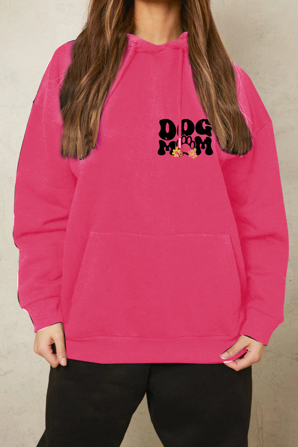 Simply Love Simply Love Full Size DOG MOM Graphic Hoodie - Image 7