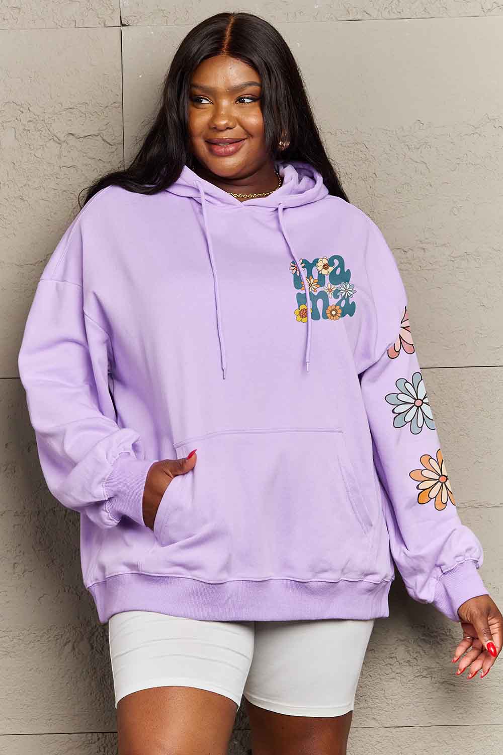 Simply Love Simply Love Full Size MAMA Graphic Dropped Shoulder Hoodie - Image 3