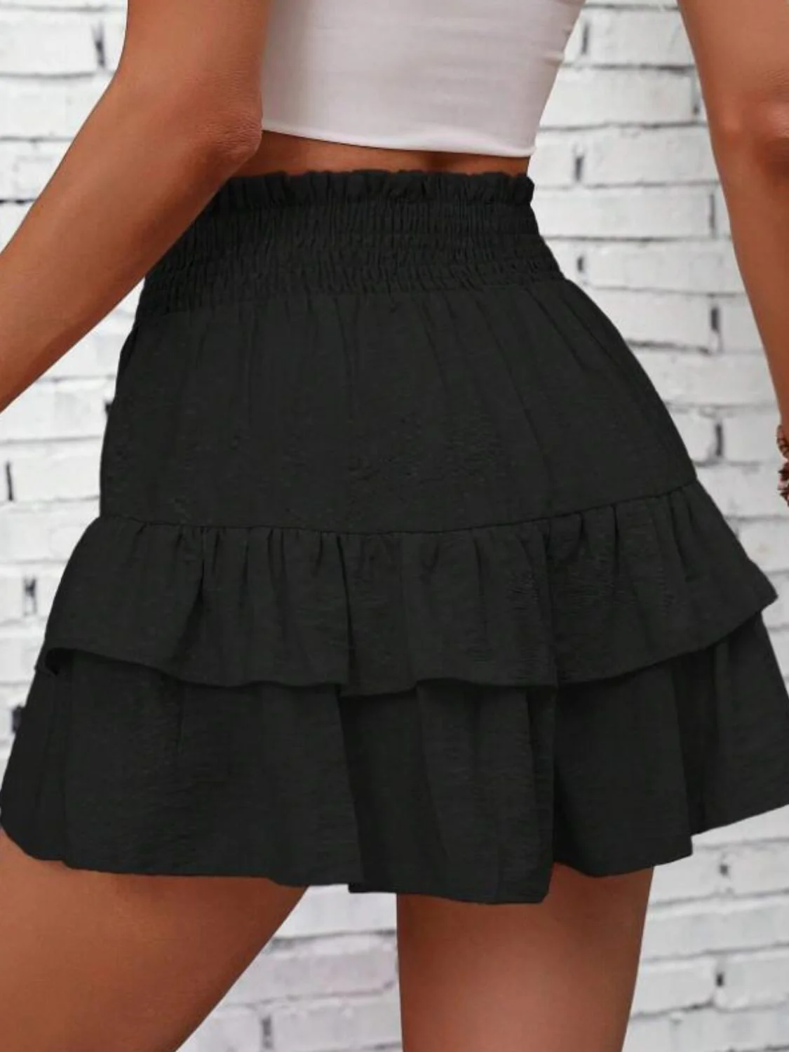 Smocked Layered Shorts - Image 5