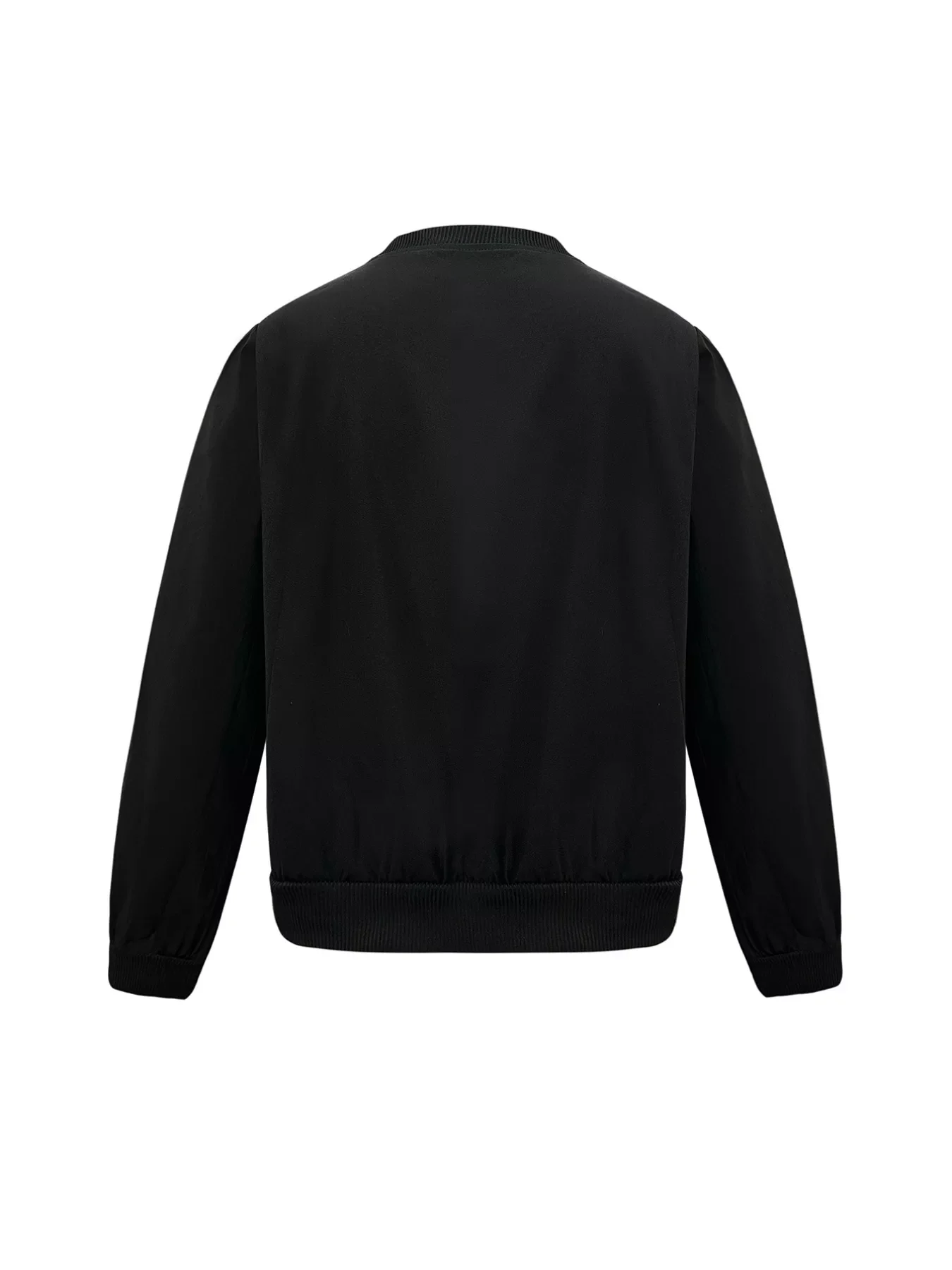 Snap Down Cropped Bomber Jacket - Image 5