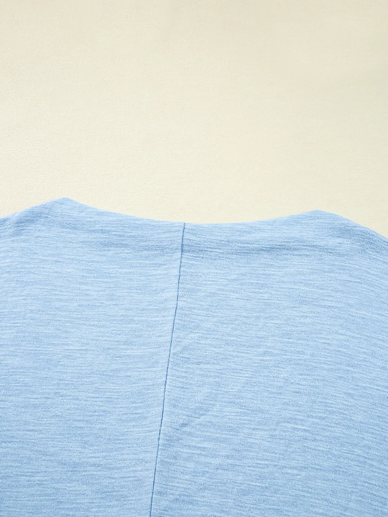 Solid Color Batwing Long Sleeve Top - Image 5