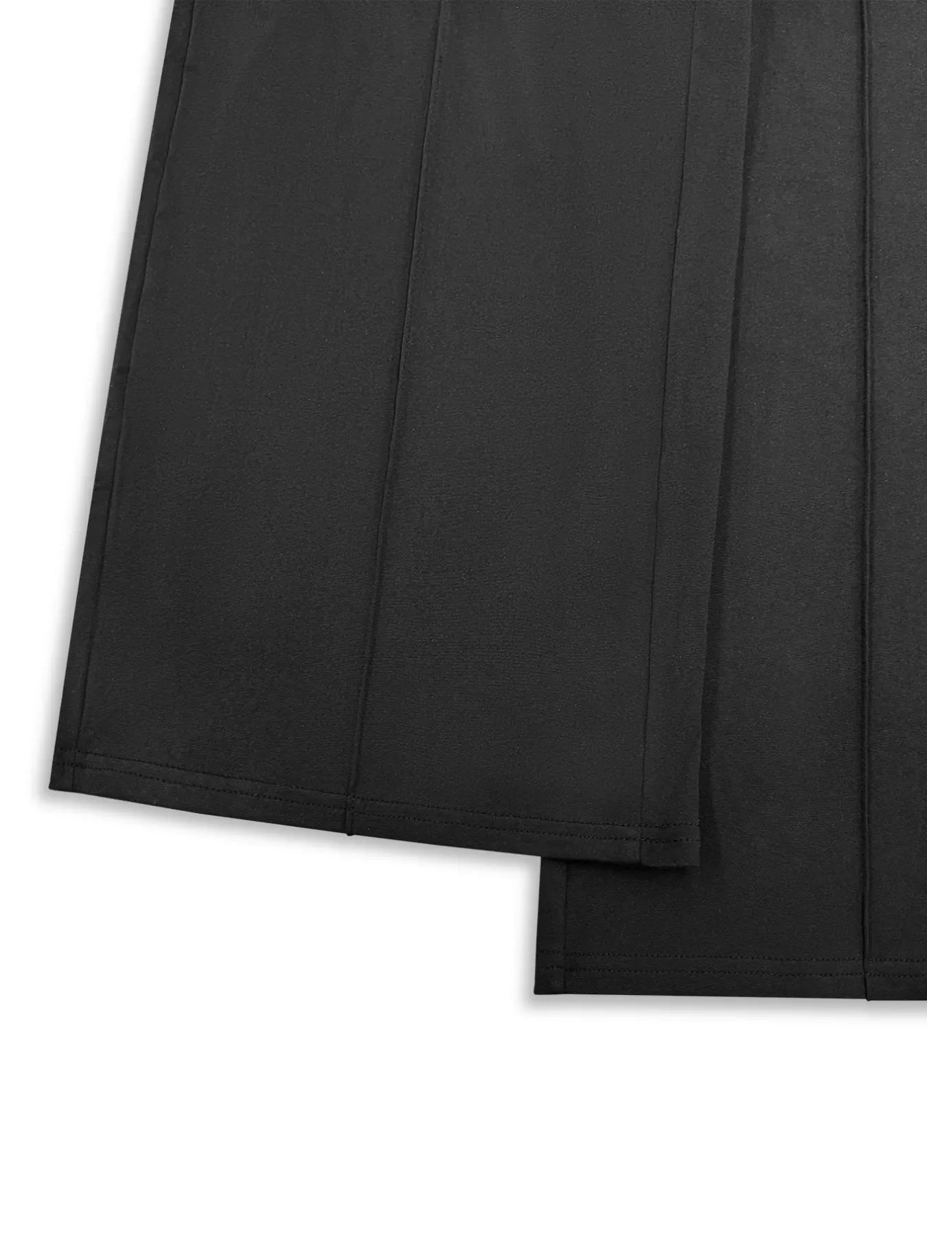 Solid Color Long Sleeve Top & Wide Leg Pants Set - Image 7