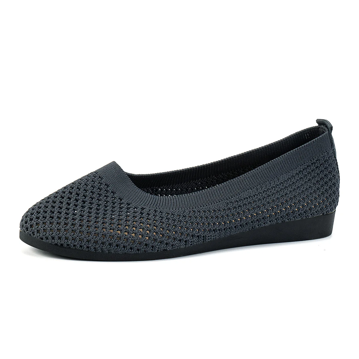 Solid Color Mesh Flat Slip-Ons - Image 15