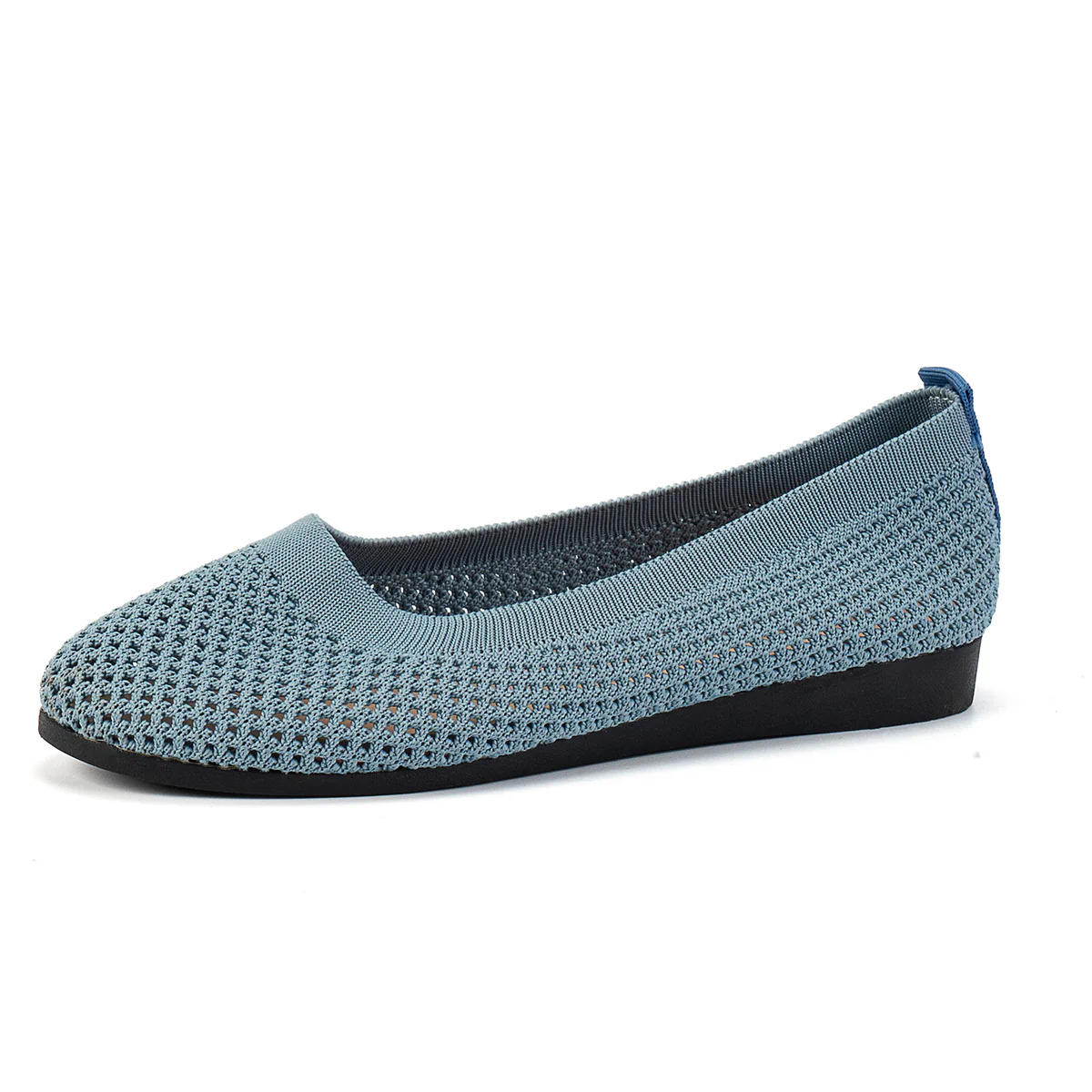 Solid Color Mesh Flat Slip-Ons - Image 16