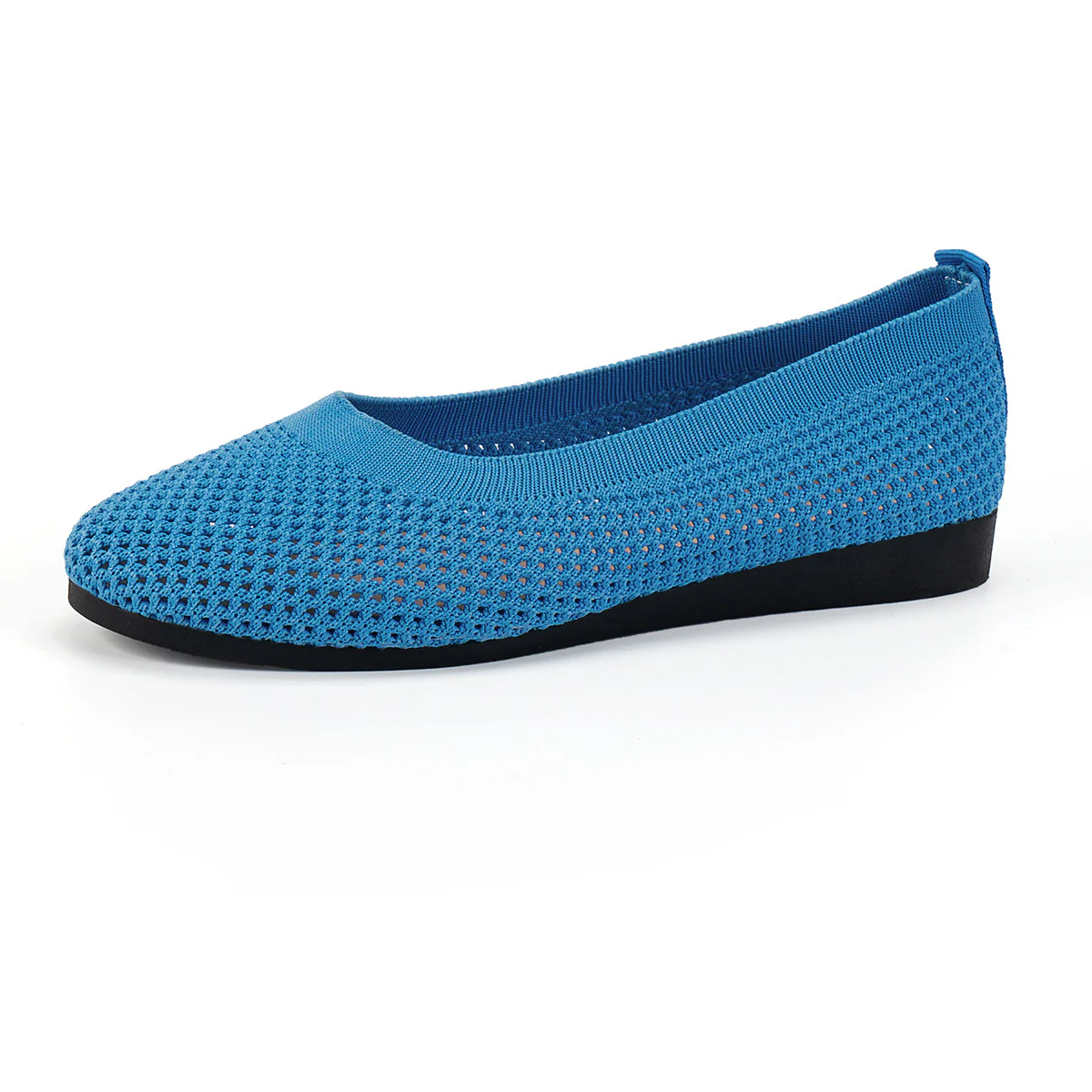 Solid Color Mesh Flat Slip-Ons - Image 20