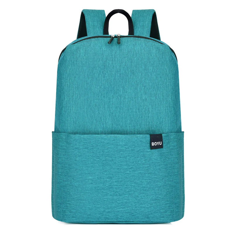 Solid Color Nylon Backpack Bag - Image 13