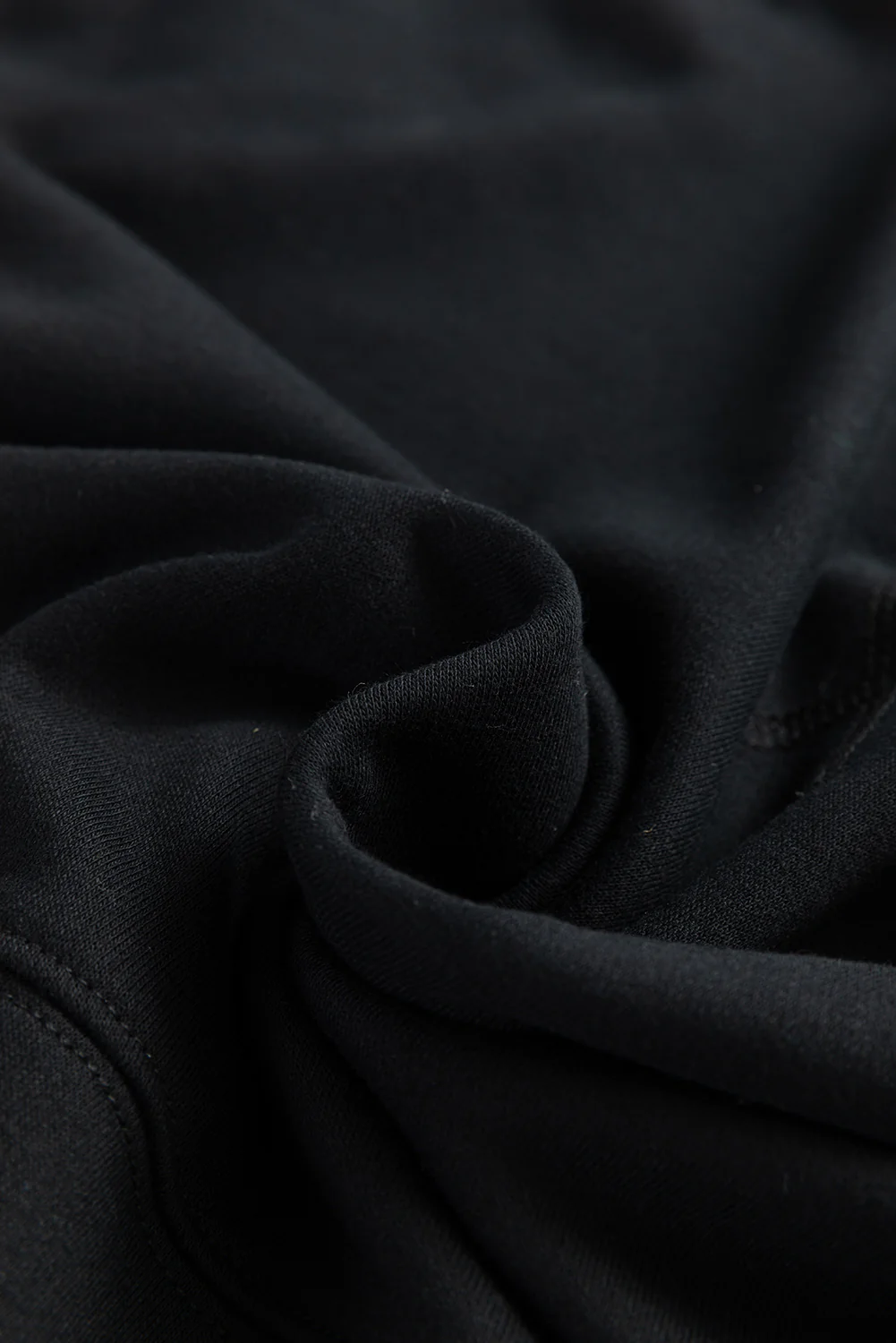 Solid Color Round Neck Long Sleeve Sweatshirt - Image 26
