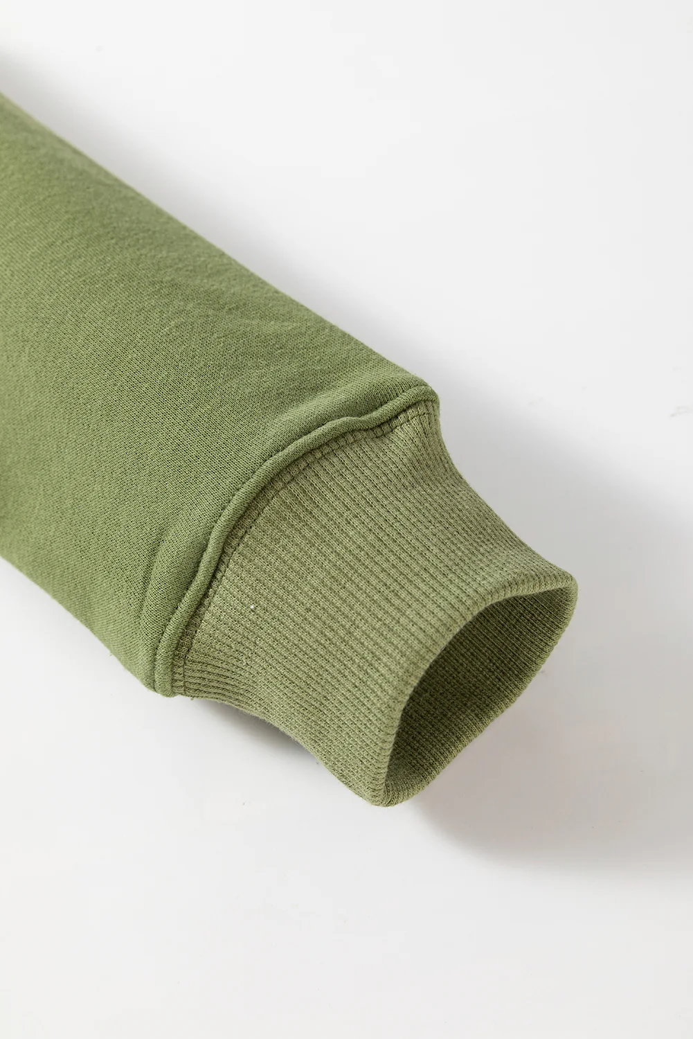 Solid Color Round Neck Long Sleeve Sweatshirt - Image 8