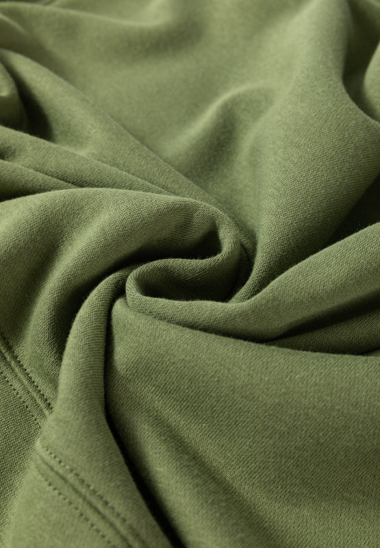 Solid Color Round Neck Long Sleeve Sweatshirt - Image 9