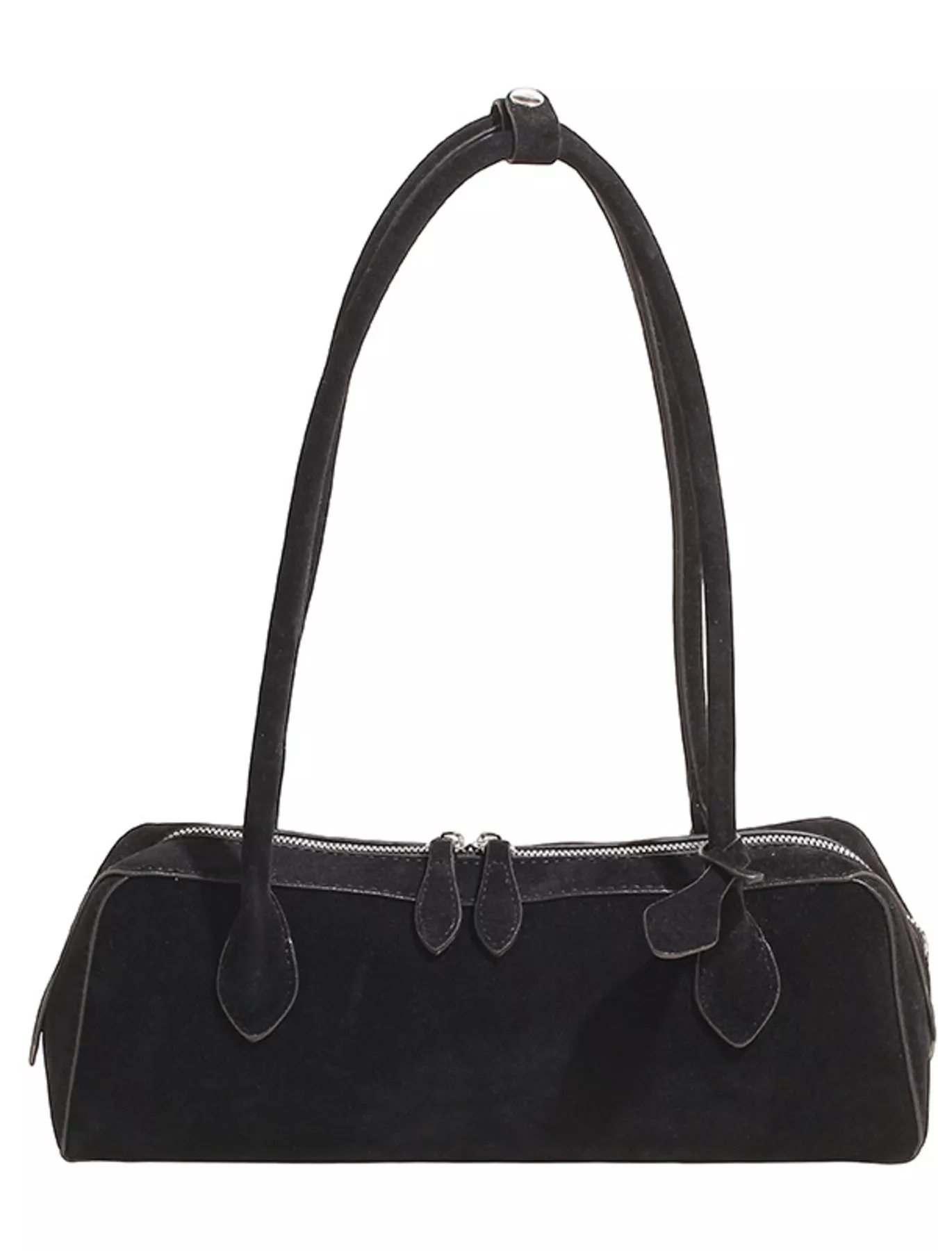 Solid Color Shoulder Bag - Image 3