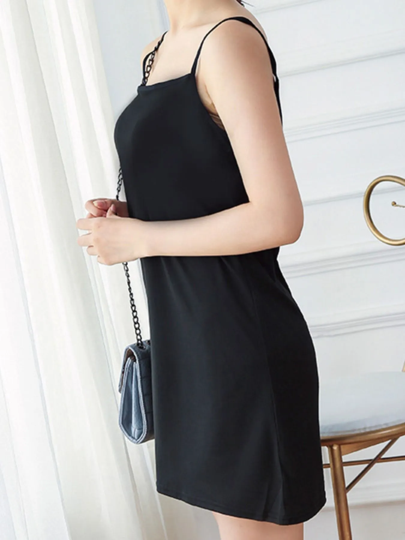 Spaghetti Strap Mini Dress - Image 8