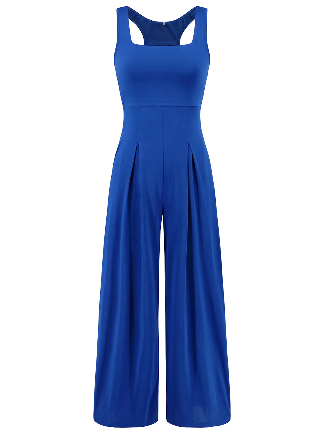 Square Neck Wide Strap Jumpsuit - Image 7