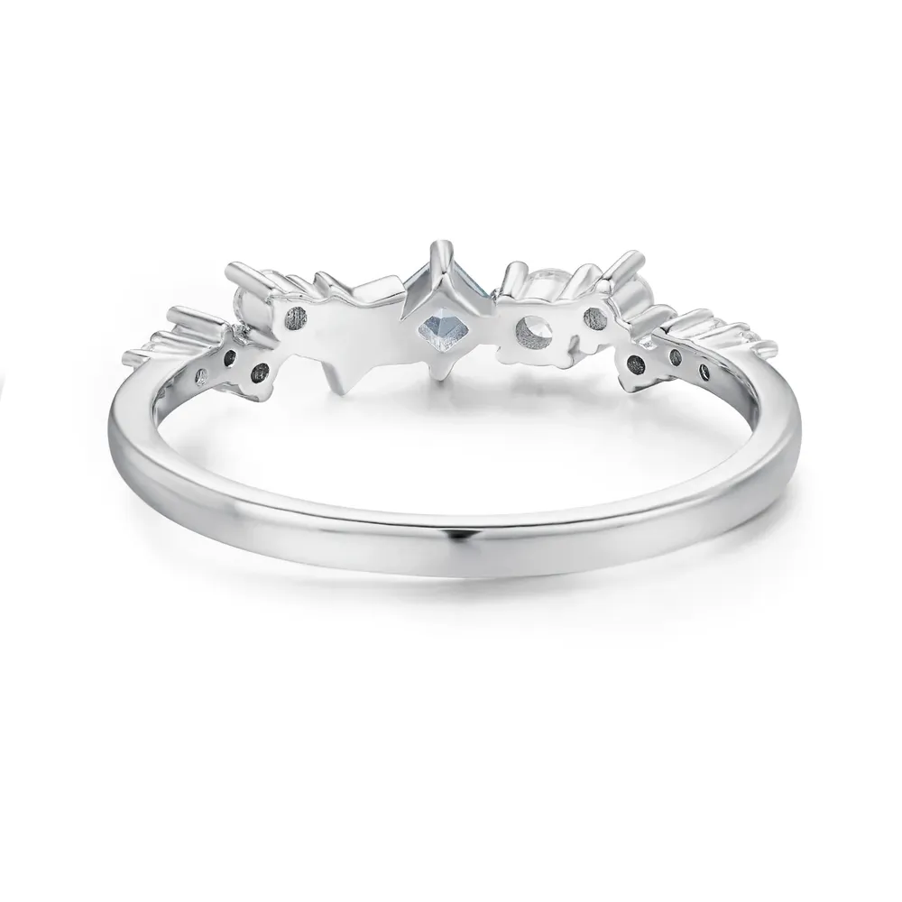 Star Inlaid Zircon Ring - Image 5
