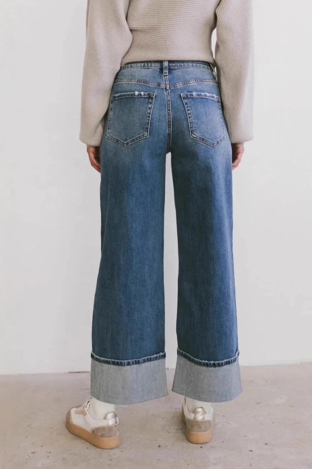 Straight Leg Jeans with Pockets - Image 2