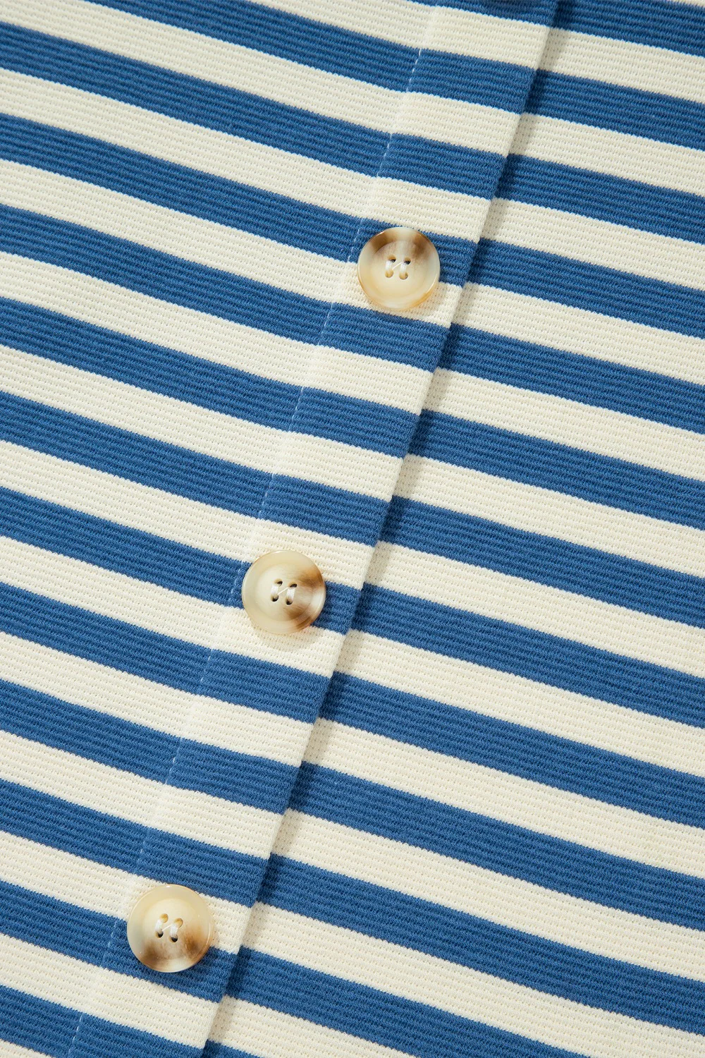 Stripe Chest Pocket Notched Top - Image 10