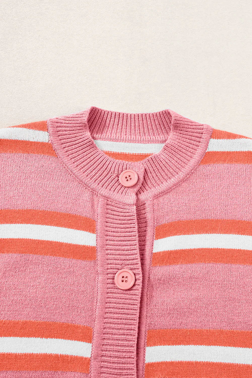 Striped Button Down Long Sleeve Cardigan - Image 15