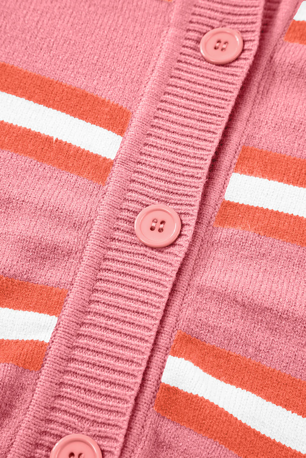 Striped Button Down Long Sleeve Cardigan - Image 17