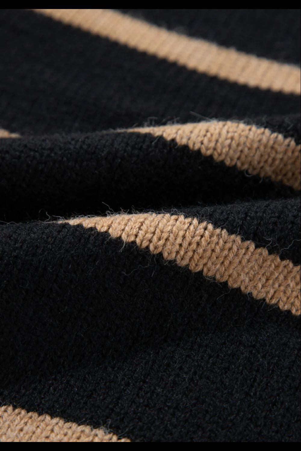 Striped Button Down Long Sleeve Cardigan - Image 7