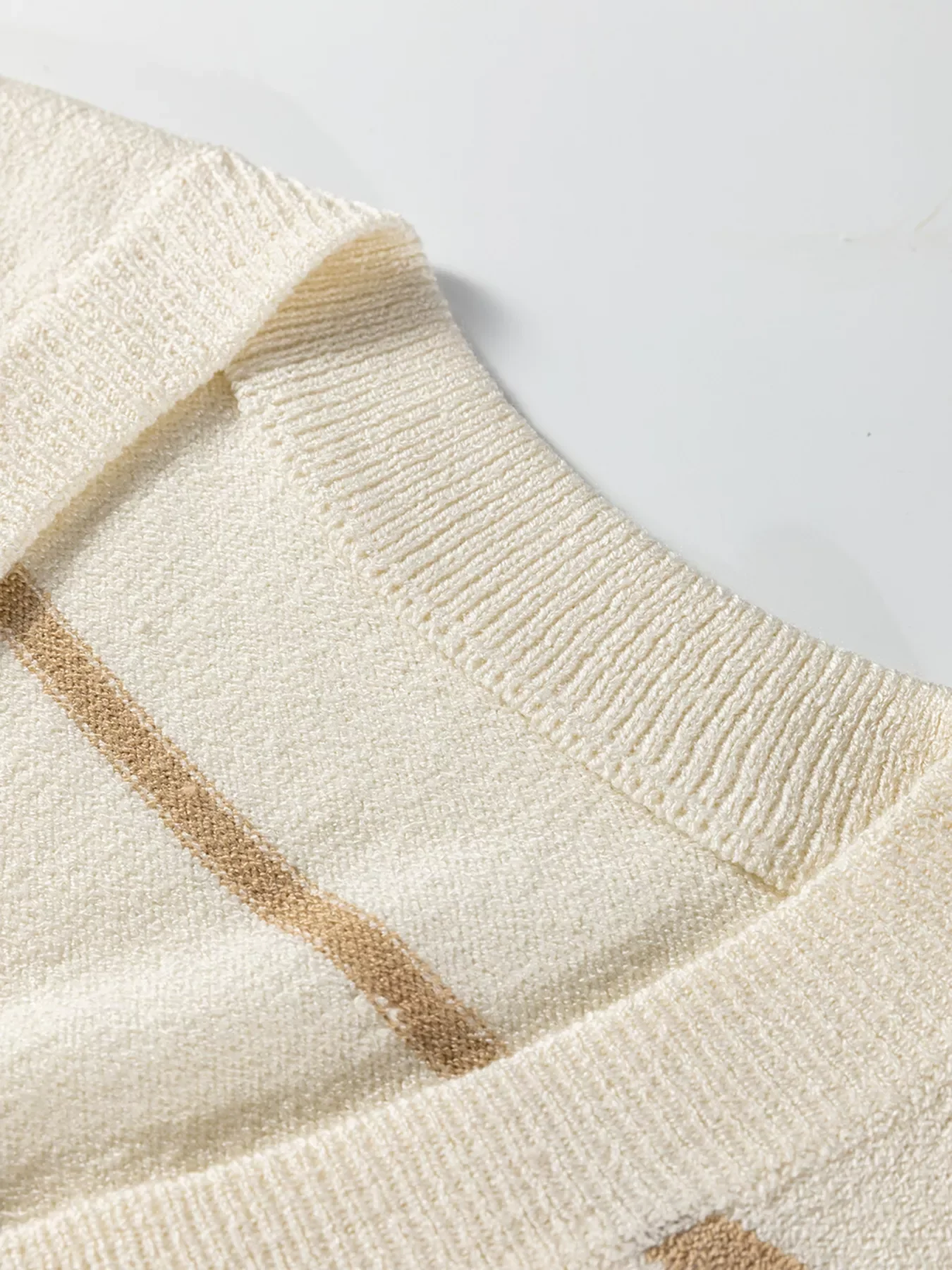 Striped Button-Down Sweater Vest - Image 4