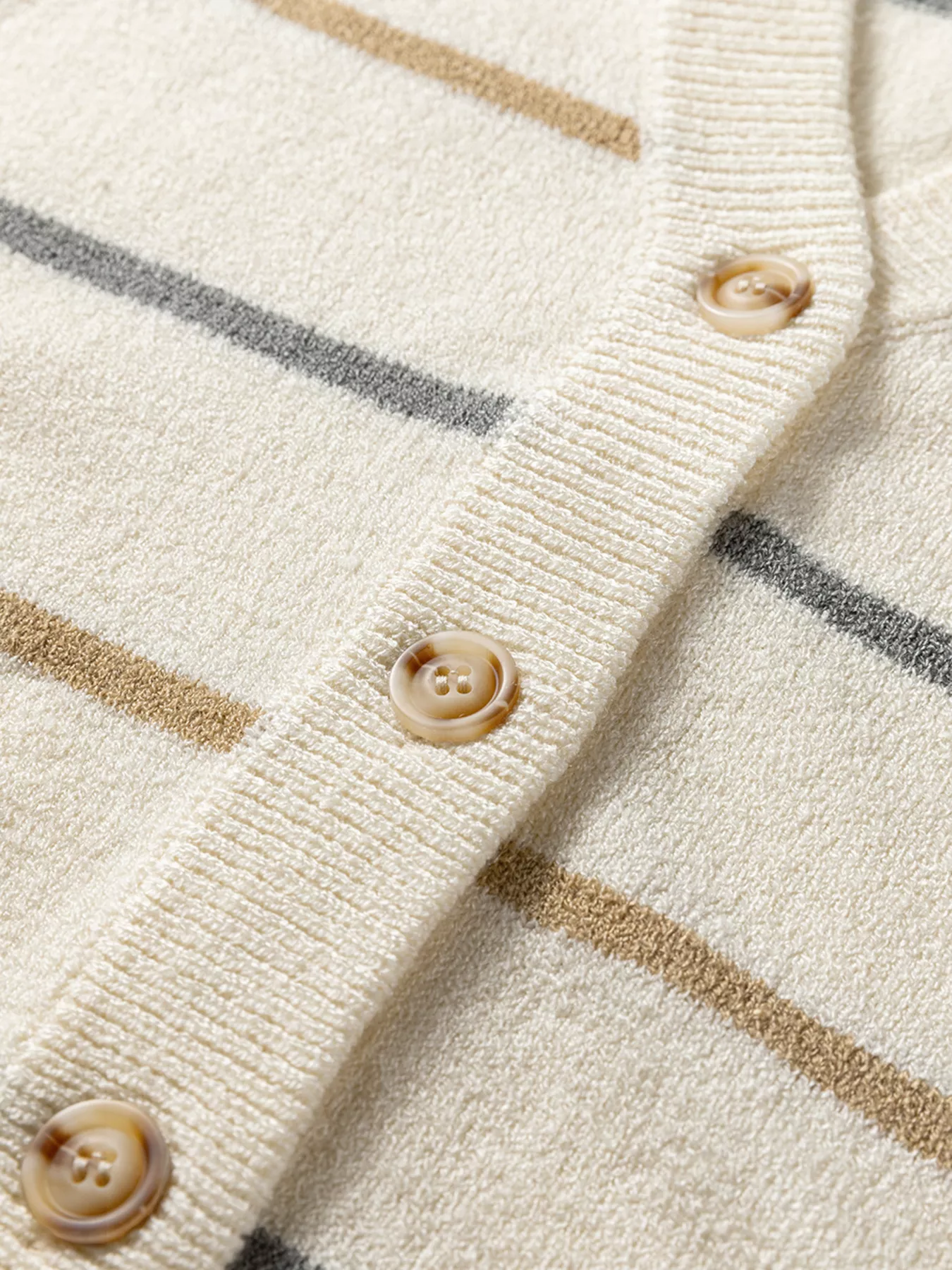 Striped Button-Down Sweater Vest - Image 5
