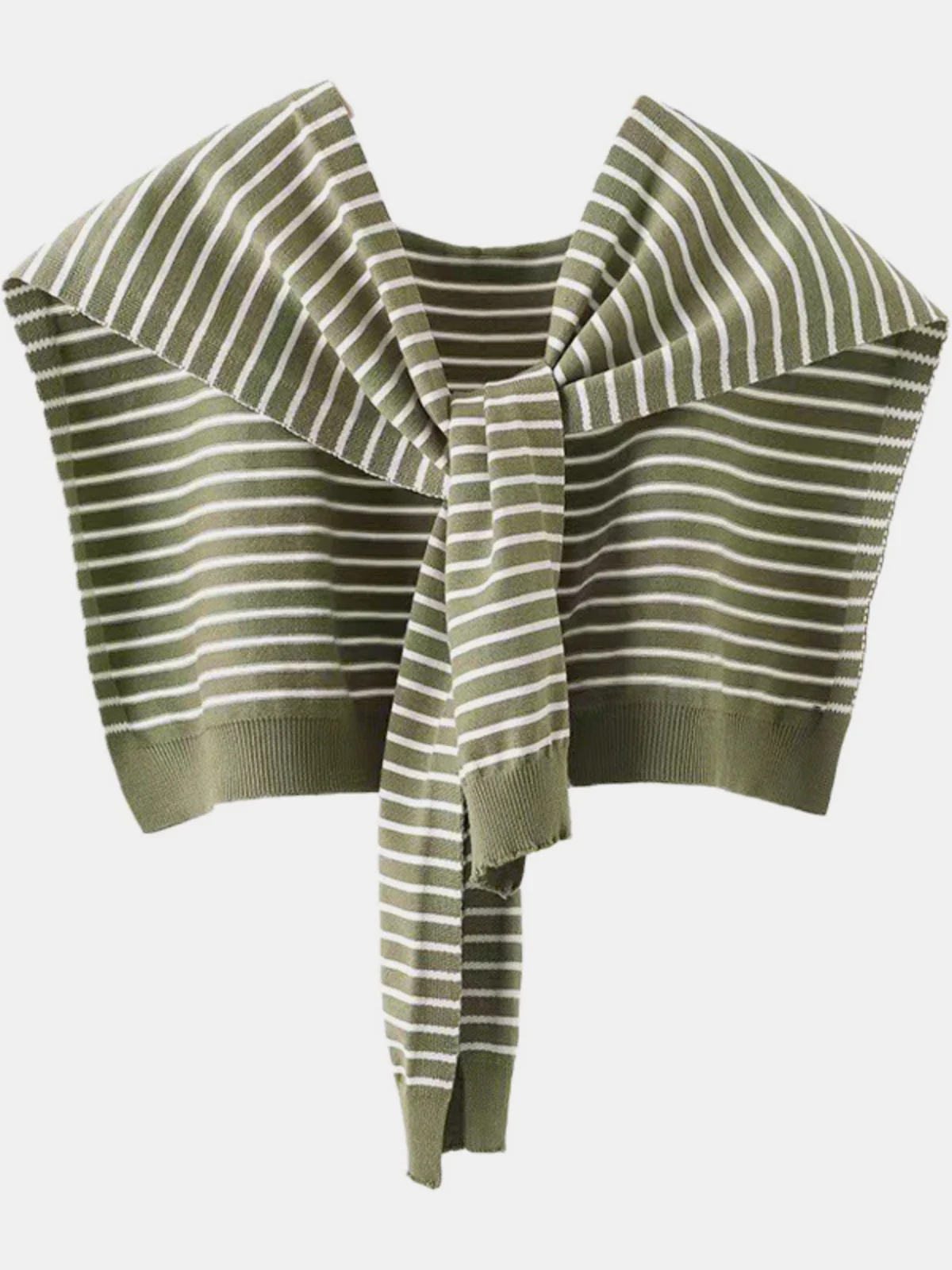 Striped Contrast Knit Top - Image 5