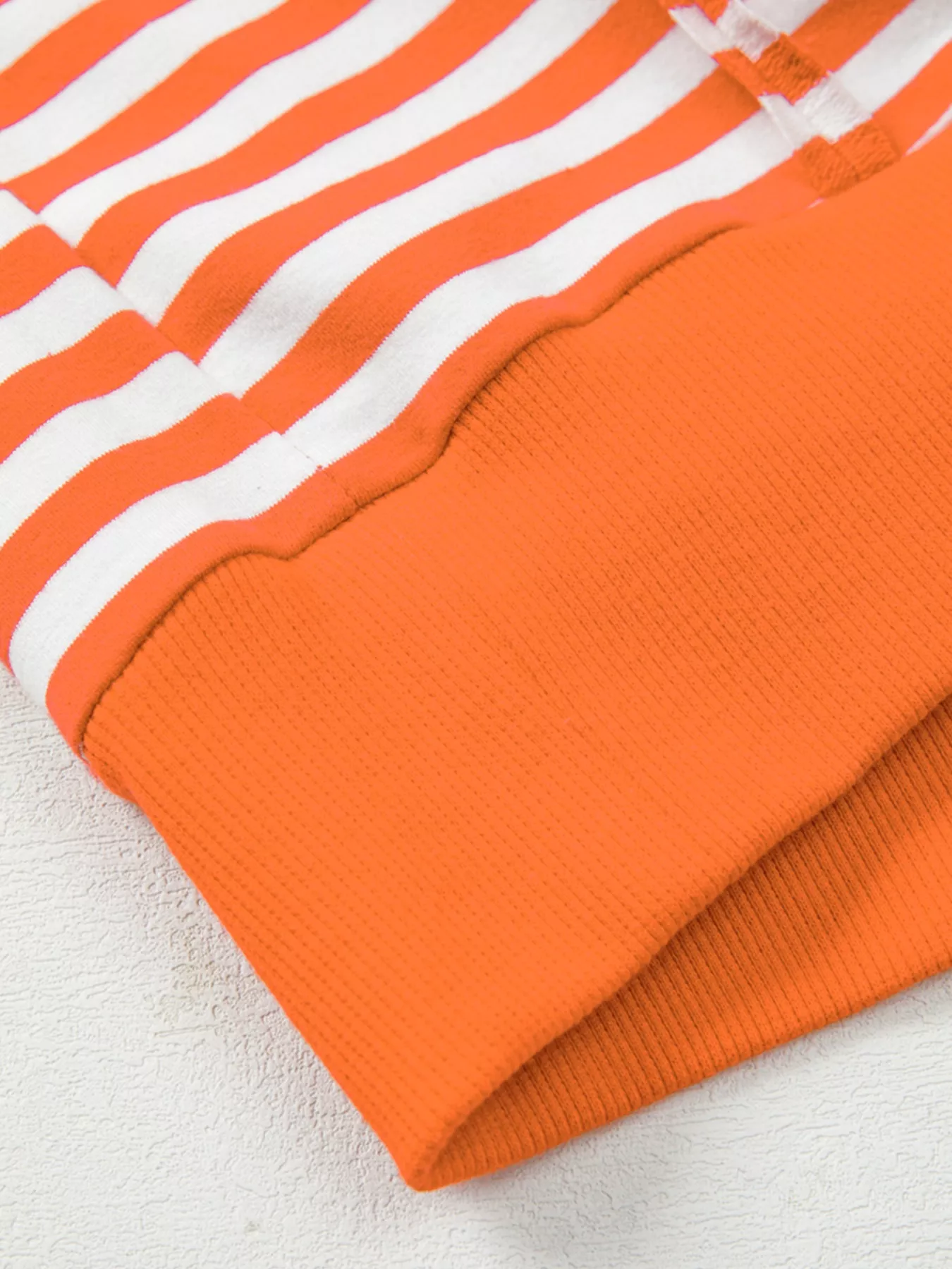 Striped Long Sleeve Casual Sweatshirt - Image 8
