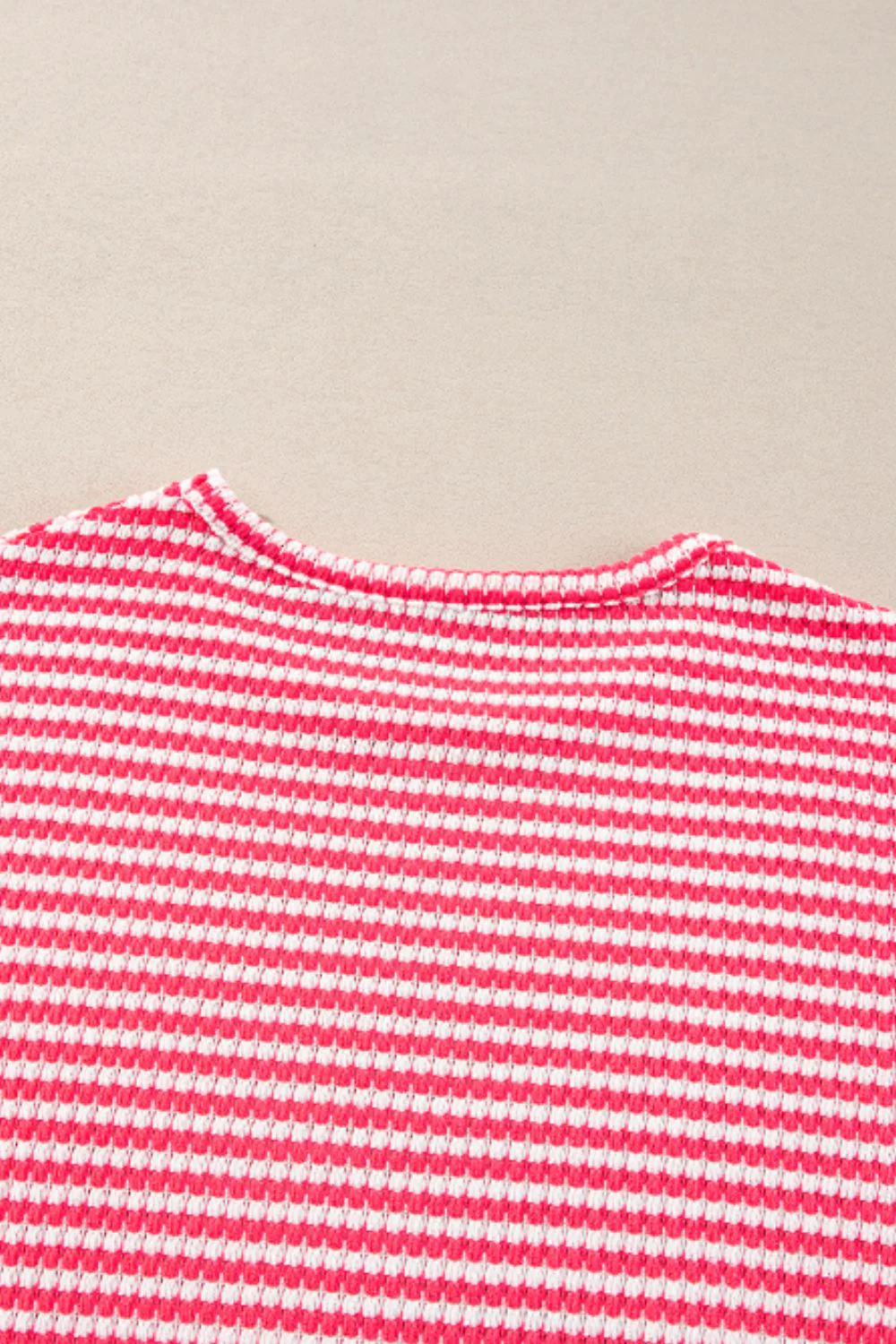Striped Round Neck Long Sleeve Top - Image 12