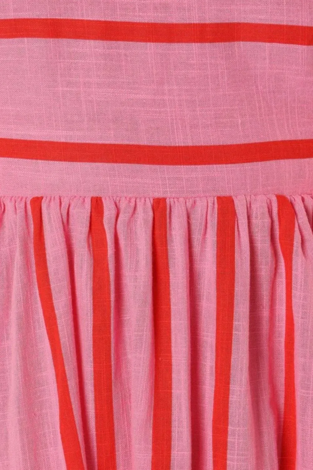 Striped Square Neck Cami Dress - Image 9