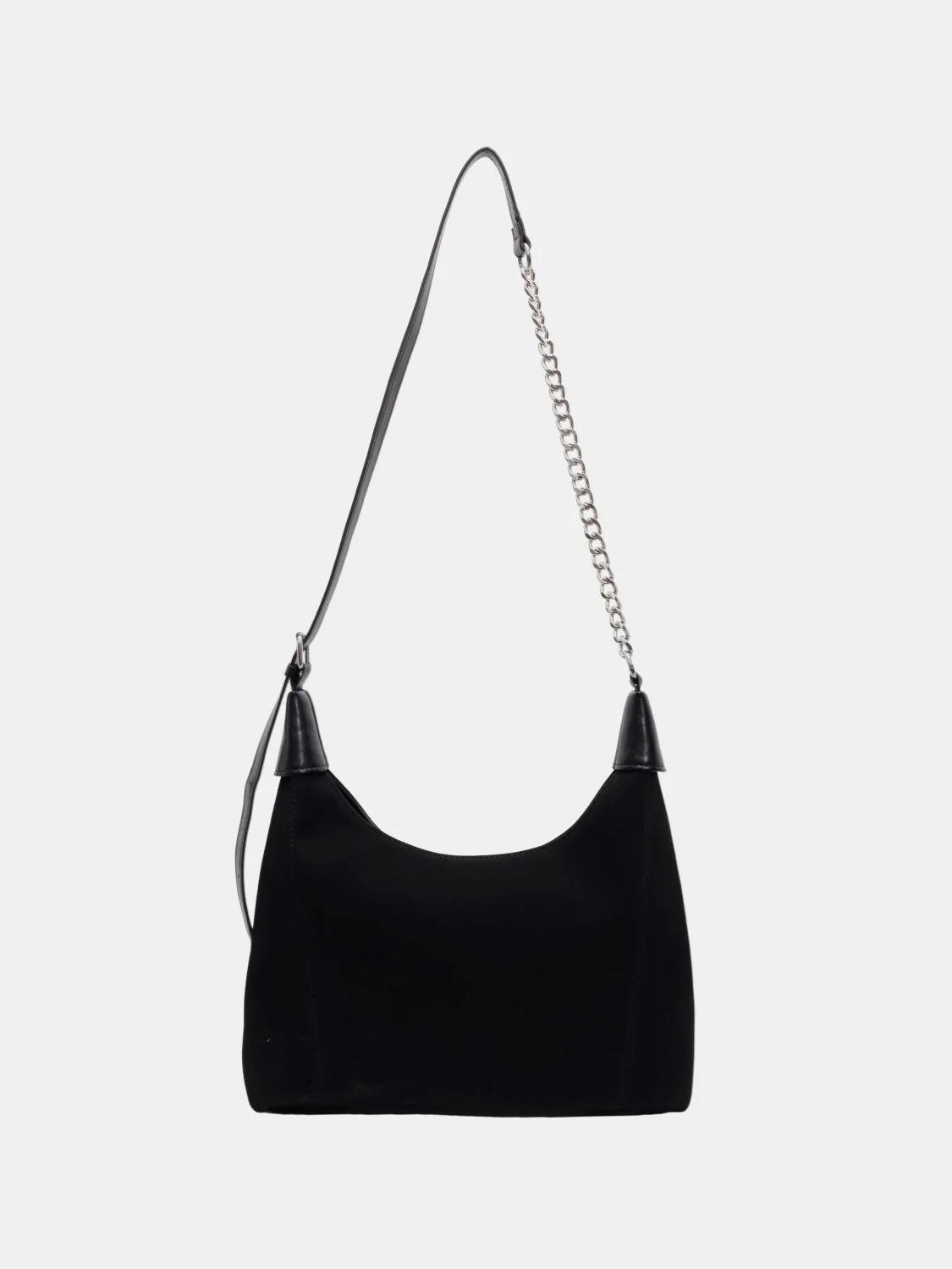 Suede Adjustable Strap Shoulder Bag - Image 8