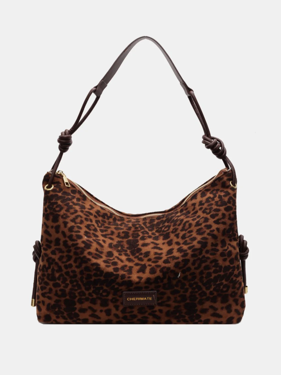 Suede Large Shoulder Bag - Image 13