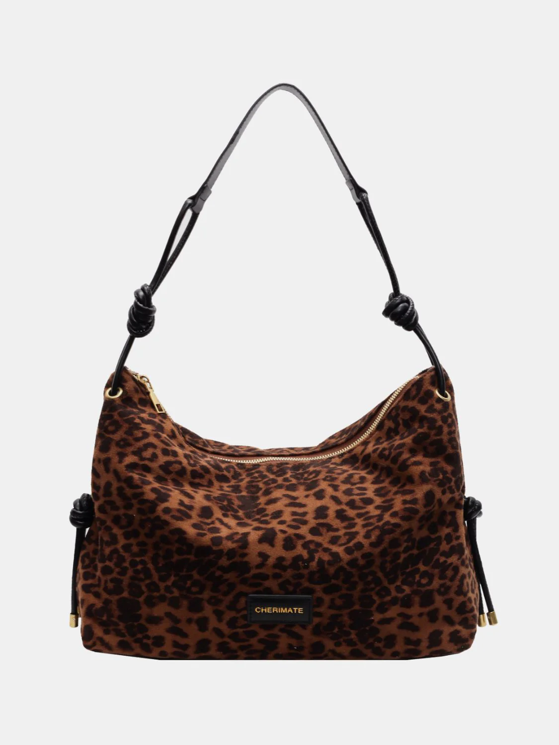 Suede Large Shoulder Bag - Image 16