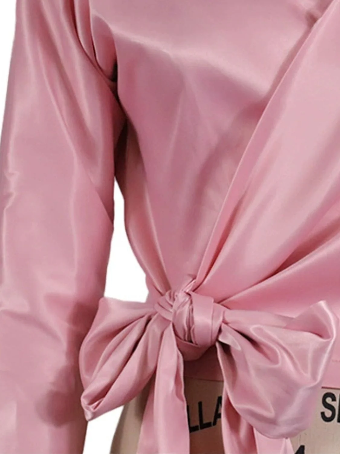 Surplice Long Sleeve Blouse - Image 4