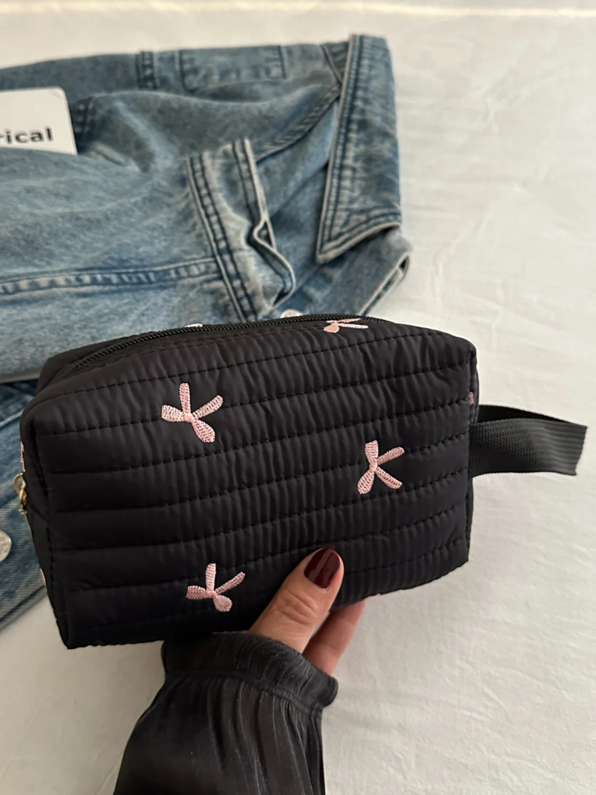 Texture Contrast Bow Wristlet - Image 24
