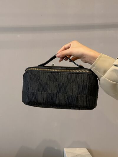 Texture PU Leather Cosmetic Bag - Image 12