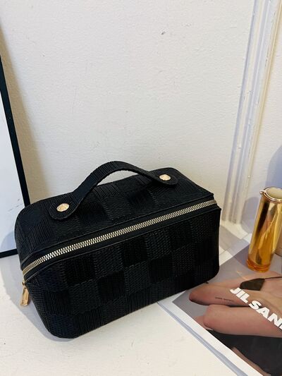 Texture PU Leather Cosmetic Bag - Image 8